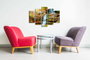 Wallity Cuadro Decorativo en Lienzo 5 Piezas 5PUC-034 Multicolor